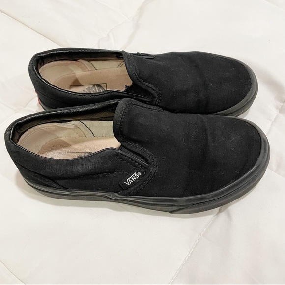 Vans Other - vans | kids black slip on vans sneakers
